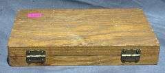 Simmons Stainless Steak Knives with Yellow Handles in Hinged Box