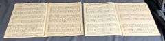 Sheet Music Covers and Pages Featuring Various Composers