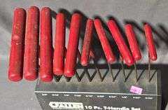 Allen T-Handle Hex Key Set with Additional L-Wrenchs in Case