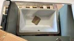 60” vanity with cracked top