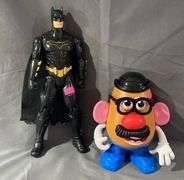 Batman Action Figure by Mattel and Mr. Potato Head Toy