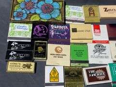 Matchbooks with Various Business Logos and Designs Including Cork’ N Cleaver, Arkansas State parks & Tippecanoe Place South Bend Indiana