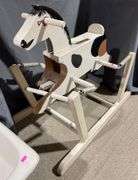 Painted Rocking Horse, 36x18x28″