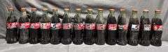 Coca-Cola Bottles and Glass Candle Holders