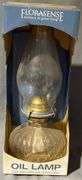 Florasense Glass Oil Lamp with Brass Burner and Original Packaging, 12″