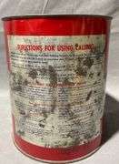 Calumet Double-Acting Baking Powder Tin, 7×9″