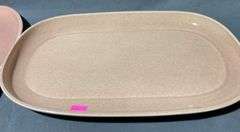 Russel Wright Steubenville Plates in Neutral Tones