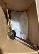 Household Items Including Wok and Kitchen Utensils