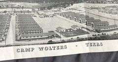 Ekmark No. 51251 – 1946 Panoramic Photograph of Camp Wolters, Texas by Camp Wolters Studio 40×9″