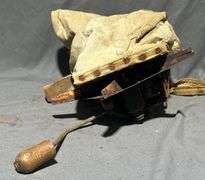Manual Hand-Crank Seed Sower-Spreader with Canvas Bag