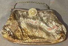 Four Evening Bags with Beaded, Mesh, and Metallic Designs