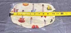 Handbag Form with Wood Handles & 4 Interchangeable Covers