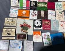 Matchbooks Featuring Restaurant, Hotel, and Business Branding Including: The ICe House, Beef House Covington, Indian, Bennigans Tavern & P.J. Brennans