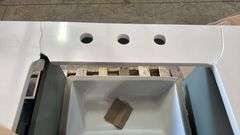 60” vanity with cracked top