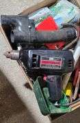 Tools and Craftsman Drill with Accessories (cord damaged_