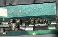 S-K Tools Metal Socket Wrench Sets with Cases