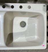 Kohler Double-Basin Drop-In Kitchen Sink, 33×22″