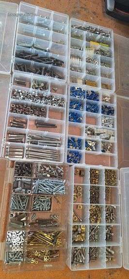 Fasteners, Hardware, and Electrical Components in Organizer Cases ...