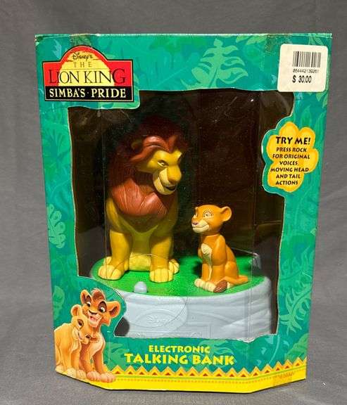 Disney’s The Lion King Simba’s Pride Electronic Talking Bank (Sealed ...