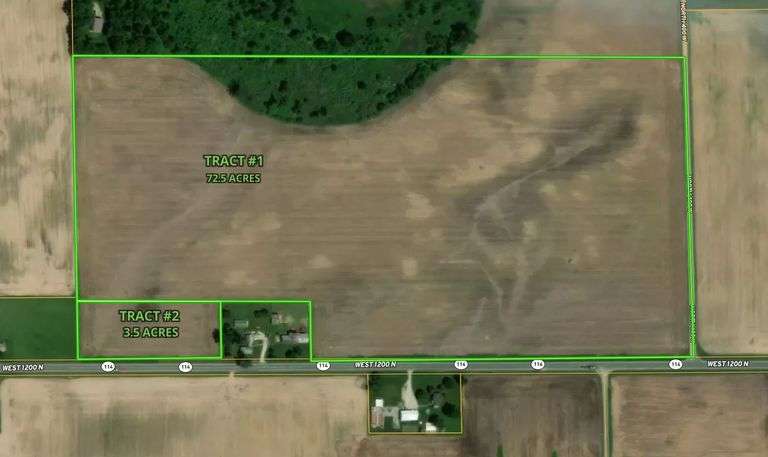 Tract 1: 72.5 Acres of Cropland