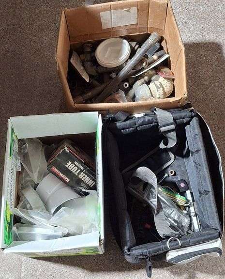Inner Tube, Tool Bag, Wire Brush, Metal Pipes, Etc. - Metzger Property ...