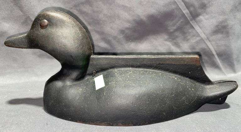 Cast Iron Duck-Shaped Boot Scraper, 7.5×4″ - Metzger Property Services, LLC