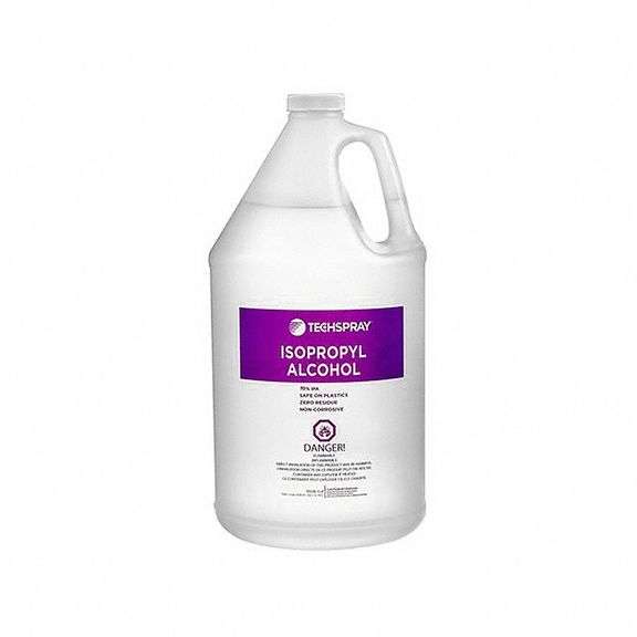TECHSPRAY - TECHSPRAY Isopropyl Alcohol: Jug, 1 gal, Liquid, Safe on ...