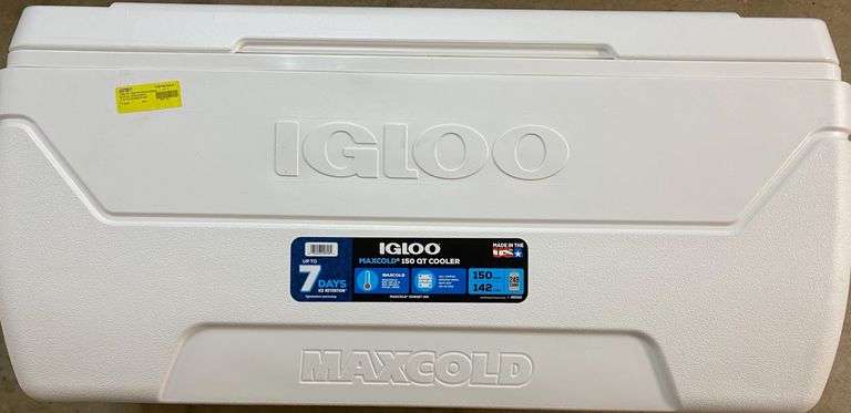 Igloo 150 Qt Cooler with Ruler and Drain Plug Made in USA! - Metzger ...