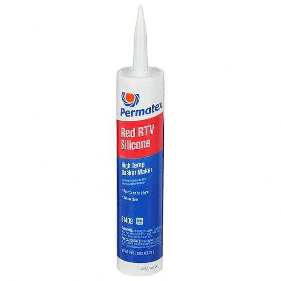 PERMATEX RTV - PERMATEX RTV Gasket Maker: High-Temp Red RTV, 11 oz ...