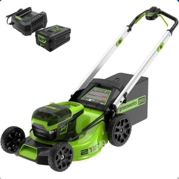 Greenworks Pro 60V Cordless Lawn Mower with 21-Inch Deck – Broken ...