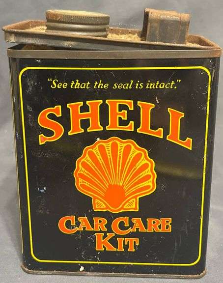 Shell Care Shell Car Care Kit Tin with Contents, Made in England - Metzger ...