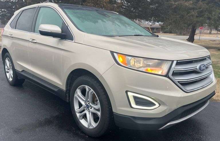 2018 Ford Edge SEL SUV with 2.0L Engine, Runs and Drives, 80,716 Miles, has title, VIN 2FMPK3K93JBB66935 - A $25 TITLE FEE WILL BE ADDED TO THE WINNING INVOICE