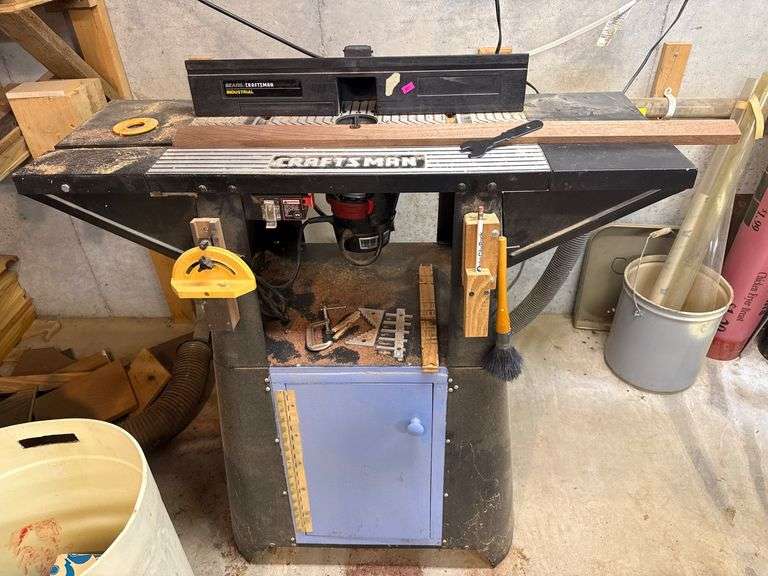 Craftsman Industrial Router Table with Integrated Router, 46x40x15 ...