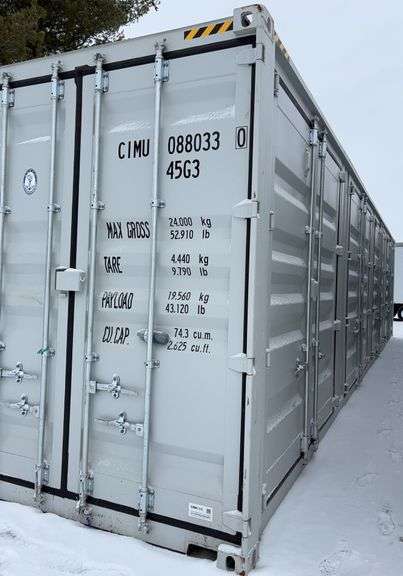 40' One Way 3 Door Shipping container CIMU 088033 45G3 - Metzger ...