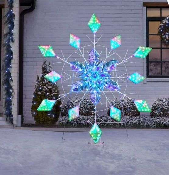 Member’s Mark 48″ Pre-Lit Color-Changing Snowflake with LED Lights ...