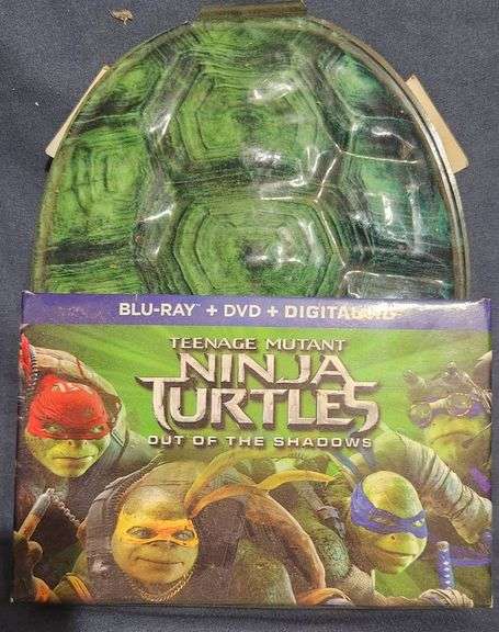 Turtle Powerdvd Teenage Mutant Ninja Turtles Blu-ray/DVD Set with Turtle Shell Case and ...