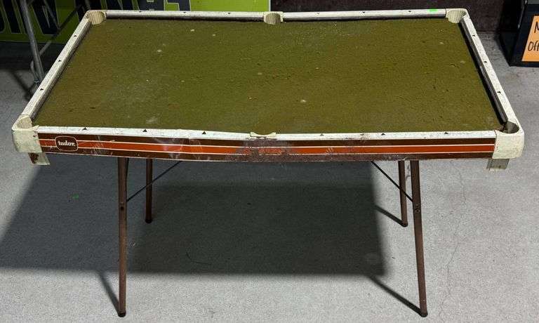 Tudor Model 850 Pool Table by Tudor Metal Products, 39.5”x28”x4.5 ...