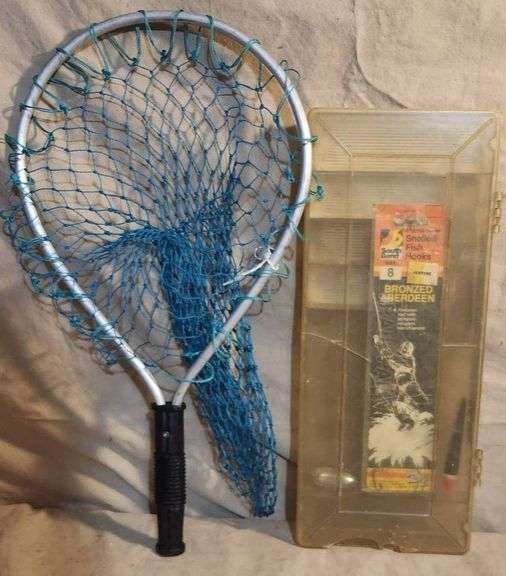 Fishing Net and Tackle Set with Hooks and Storage Box - Metzger ...
