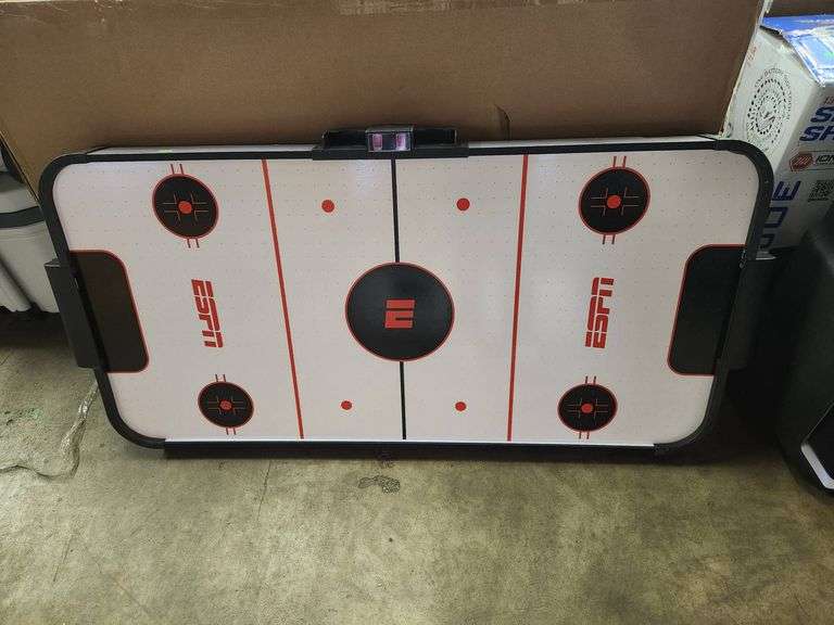 ESPN Air Hockey Table, 47″ x 24″, Foldable Design - Metzger Property ...