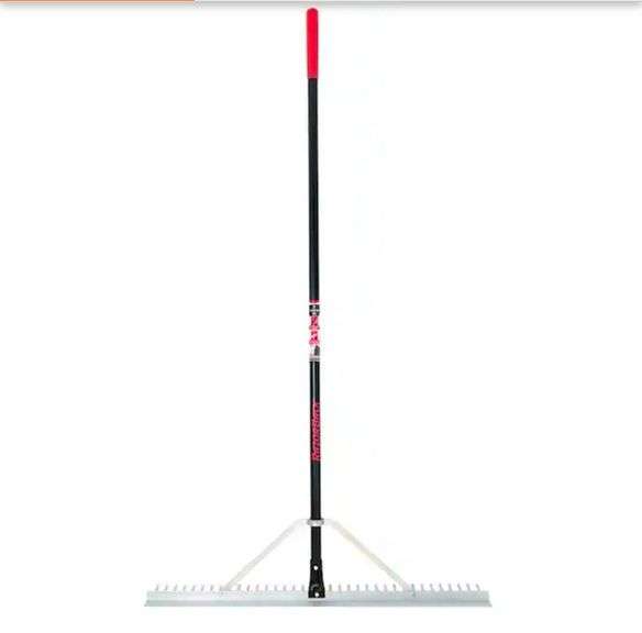 No Rake Returns Aluminum Asphalt Rake 36 Inch Handle - Metzger Property Services, LLC