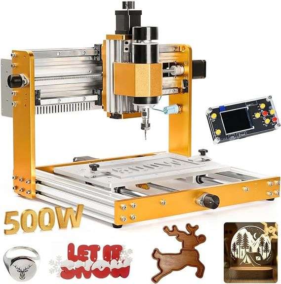 LUNYEE - LUNYEE 3018 PRO ULTRA CNC MACHINE 500W ALL-METAL CNC ROUTER ...