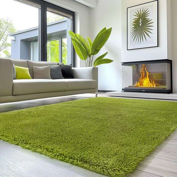 SOUR LEMON - Sour Lemon Area Rugs 9x12 Living Room, Large Area Rug Shag ...