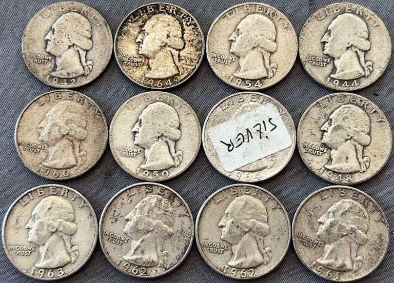 12 Washington Quarters 1942-1964 - Metzger Property Services, LLC