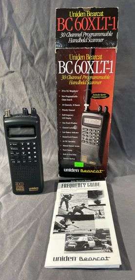 Uniden Bearcat BC60XLT-1 Programmable 30-Channel Handheld Scanner ...