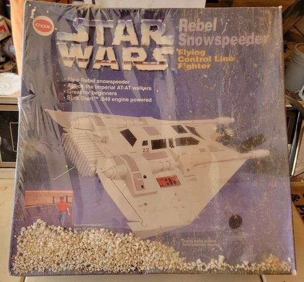 Star Wars Rebel Snowspeeder Flying Control Line Fighter by Cox Inc ...