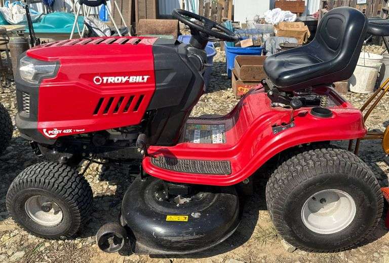 Troy Bilt Rear Engine Rider Troy-Bilt Riding Lawn Mower, Model TB30R - Metzger Property Services, LLC