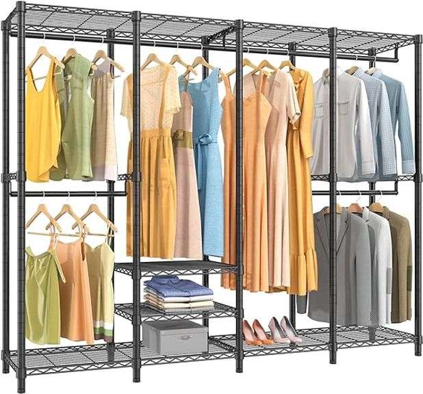 Apparel Wire Racks - VIPEK V40 Wire Garment Rack Heavy Duty Clothes Rack for Hanging ...