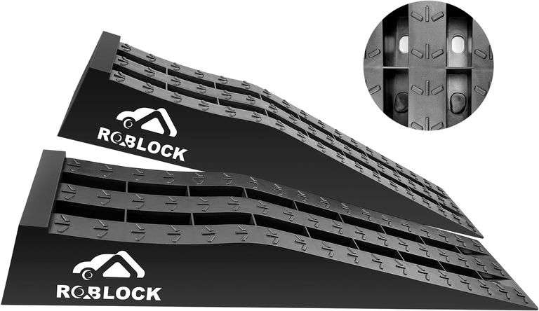 ROBLOCK - ROBLOCK Heavy Duty Car Ramps for Oil Changes and Jack Support ...