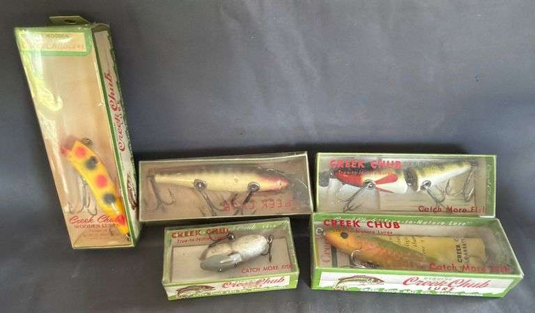 creek chub fishing lures for sale Fin Tail Shiner 'Rainbow' First introduced in the 1920s ANTIQUE THE CREEK CHUB