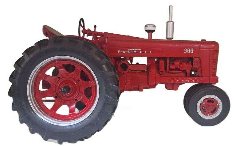 International Harvester Farmall 300 Model Toy Tractor; 11"x6"x7"